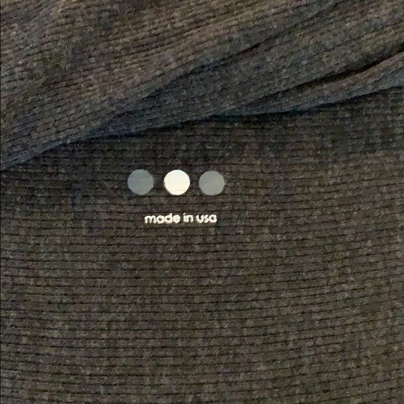 Three Dot grey long sleeve t & matching cape vest - Picture 5 of 6